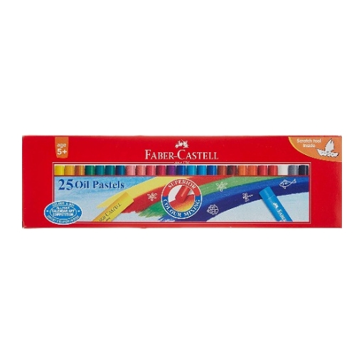 Faber Castell 25 Oil Pastels - Shethbooks  Official Buy Page of SHETH  Publishing House